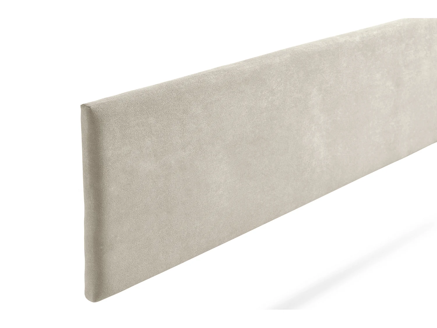 Tête de Lit Tapisée NOVA Aqualine 100x50x5 cm - Beige Toast - Moonia