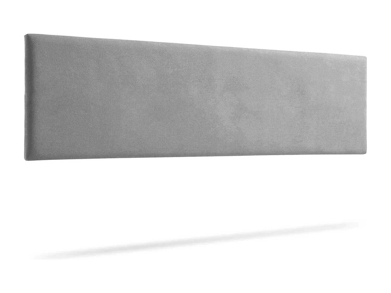 Tête de Lit Tapisée NOVA Aqualine 100x50x5 cm - Gris Clair - Moonia