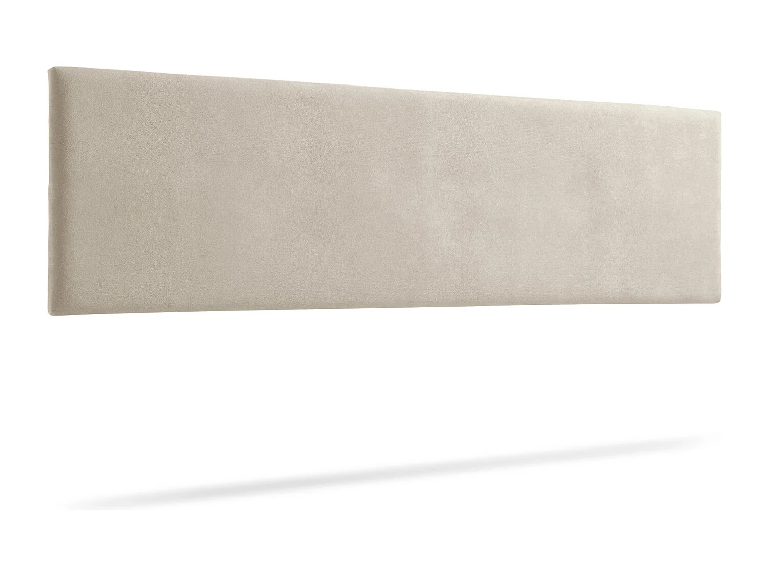 Tête de Lit Tapisée NOVA Aqualine 115x50x5 cm - Beige Toast - Moonia