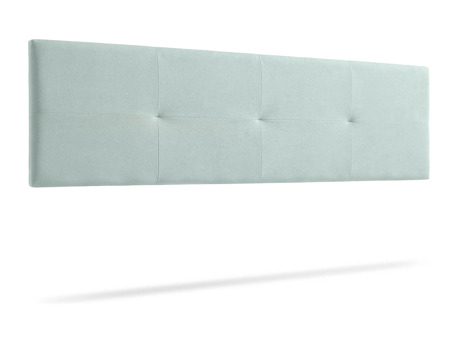 Tête de Lit Tapisée ALTEA Aqualine 145x50x5 cm - Vert Aqua - Moonia