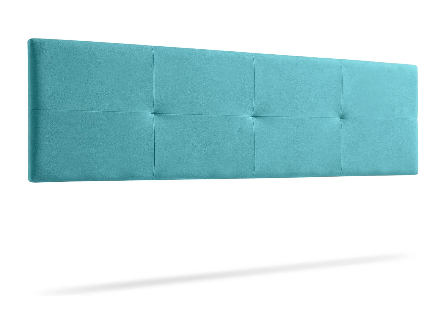 Tête de Lit Tapisée ALTEA Aqualine 145x50x5 cm - Turquoise - Moonia