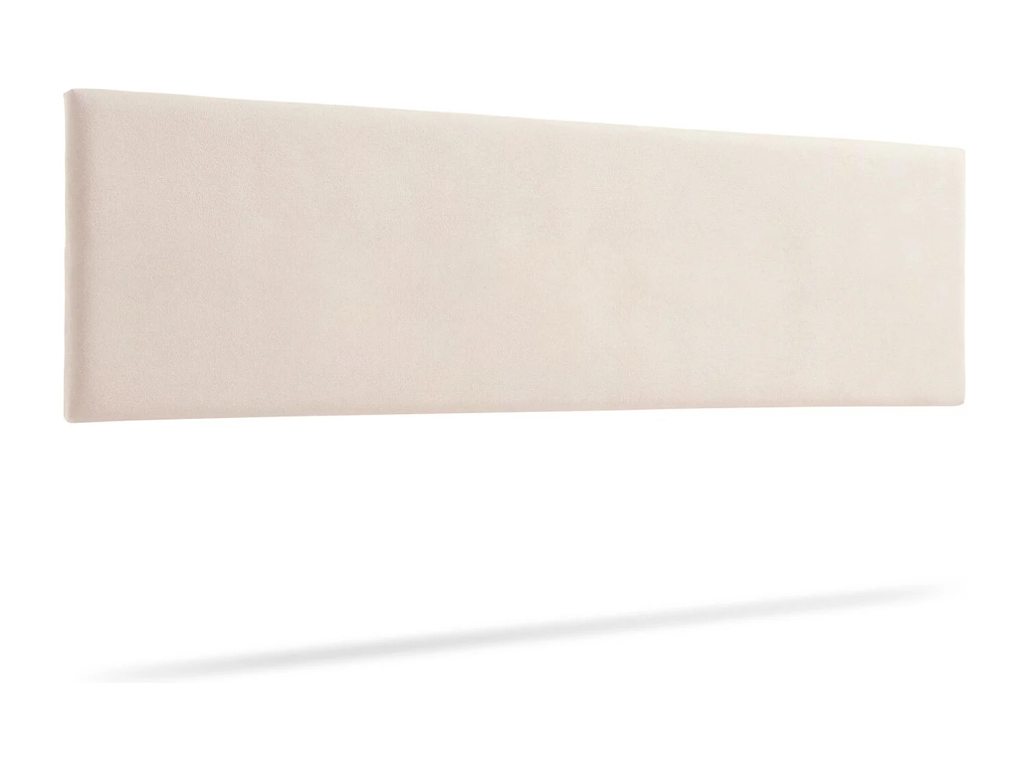 Tête de Lit Tapisée NOVA Aqualine 100x50x5 cm - Beige - Moonia