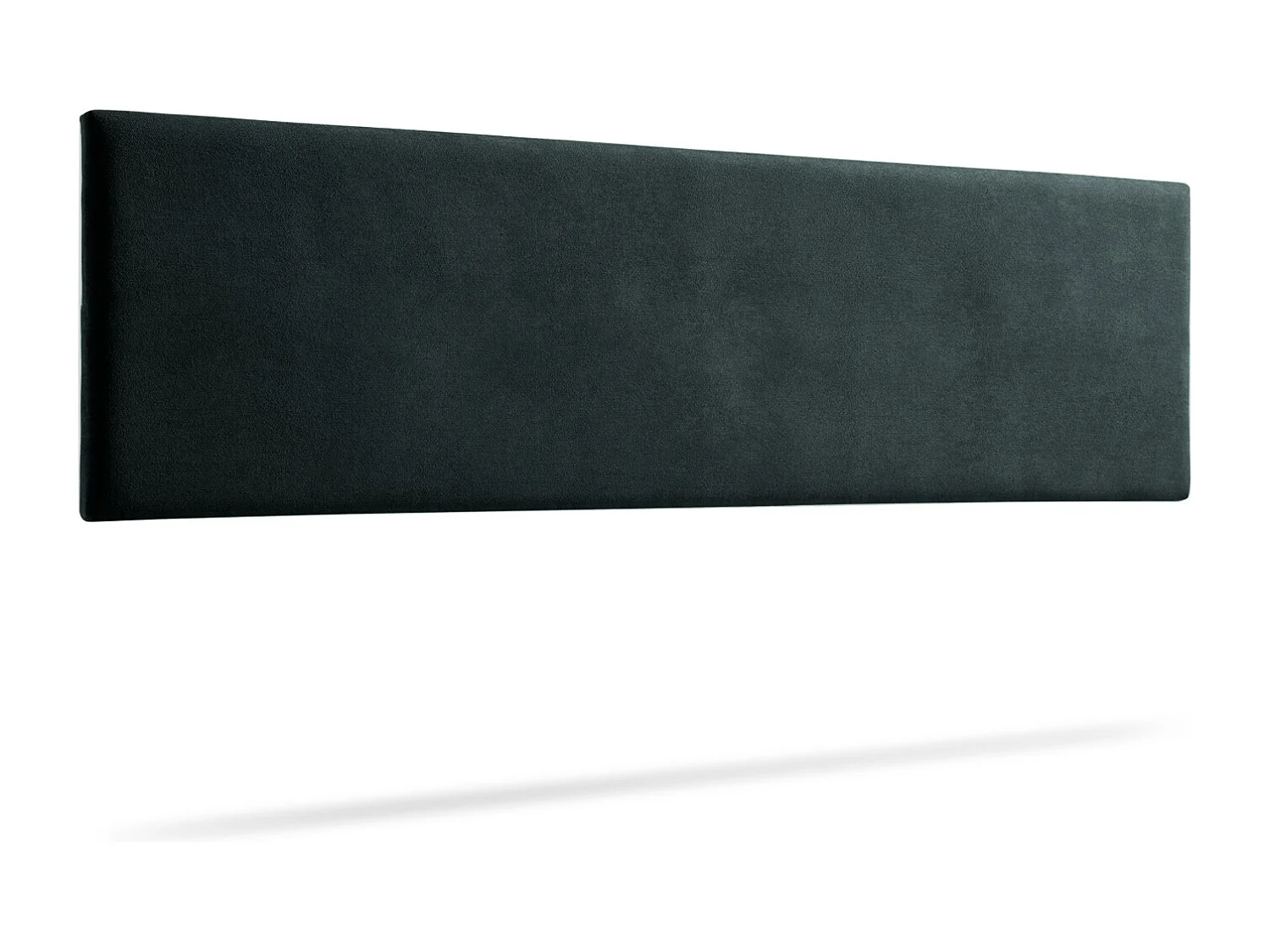 Tête de Lit Tapisée NOVA Aqualine 100x50x5 cm - Noir - Moonia