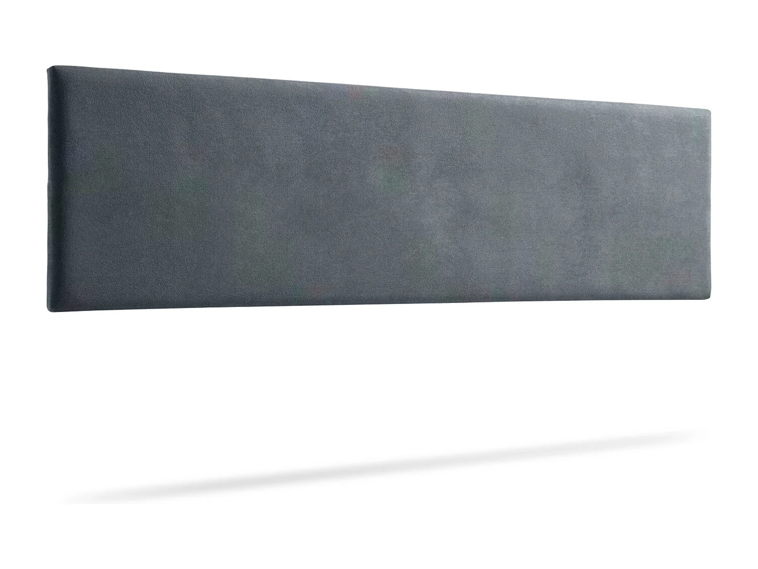 Tête de Lit Tapisée NOVA Aqualine 170x50x5 cm - Gris Foncé - Moonia
