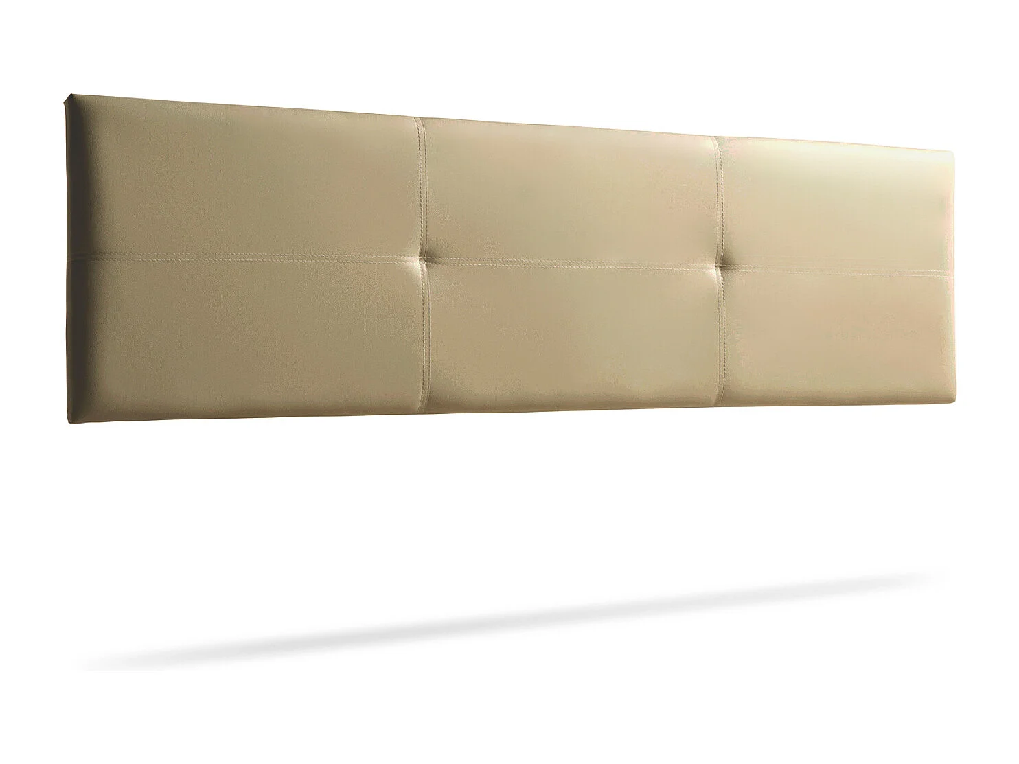 Hoofddeel Bekleed ALMA Kunstleer 130x50x5 cm - Gouden - Moonia