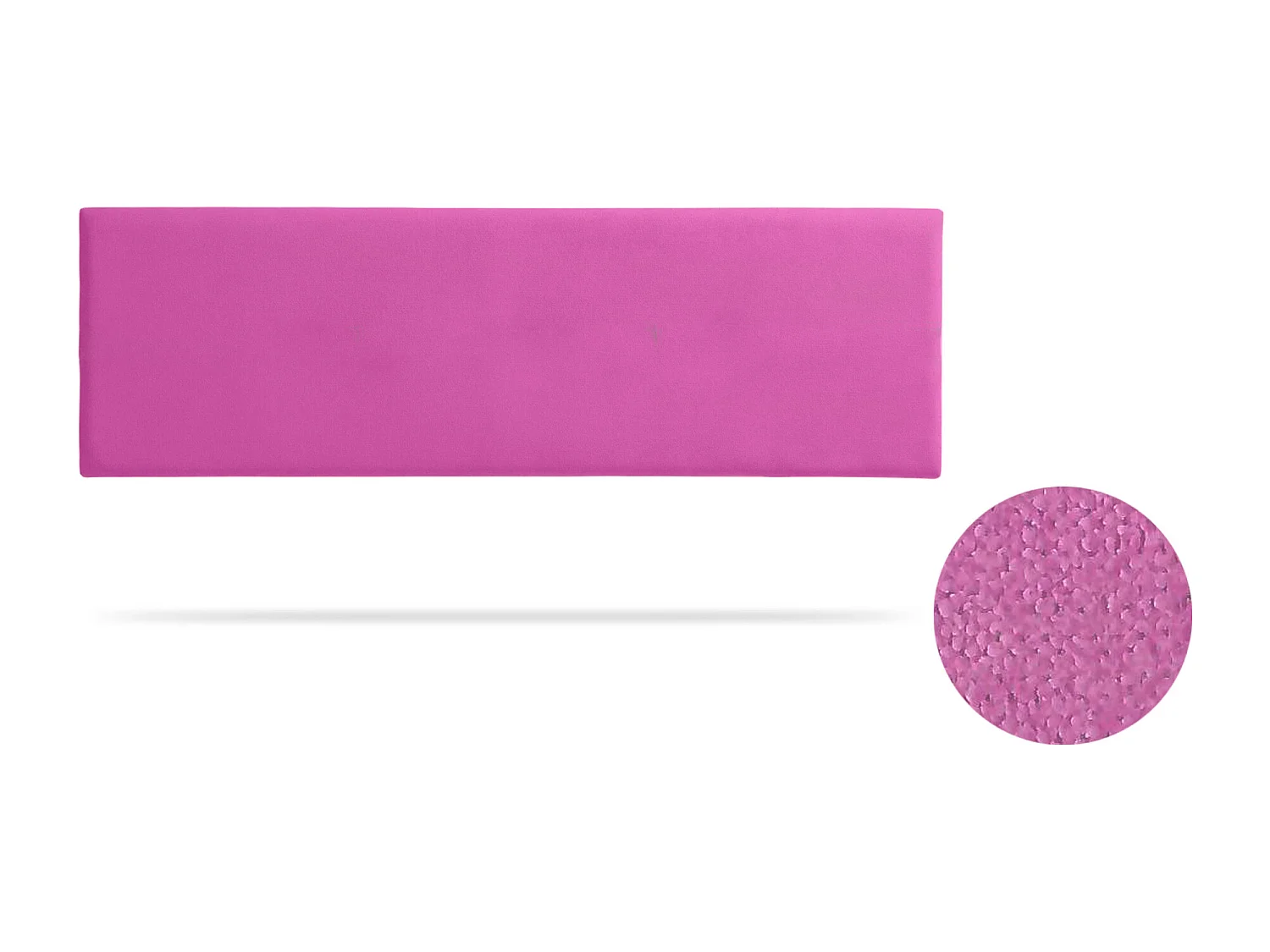 Tête de Lit Tapisée NOVA Aqualine 145x50x5 cm - Fuchsia - Moonia