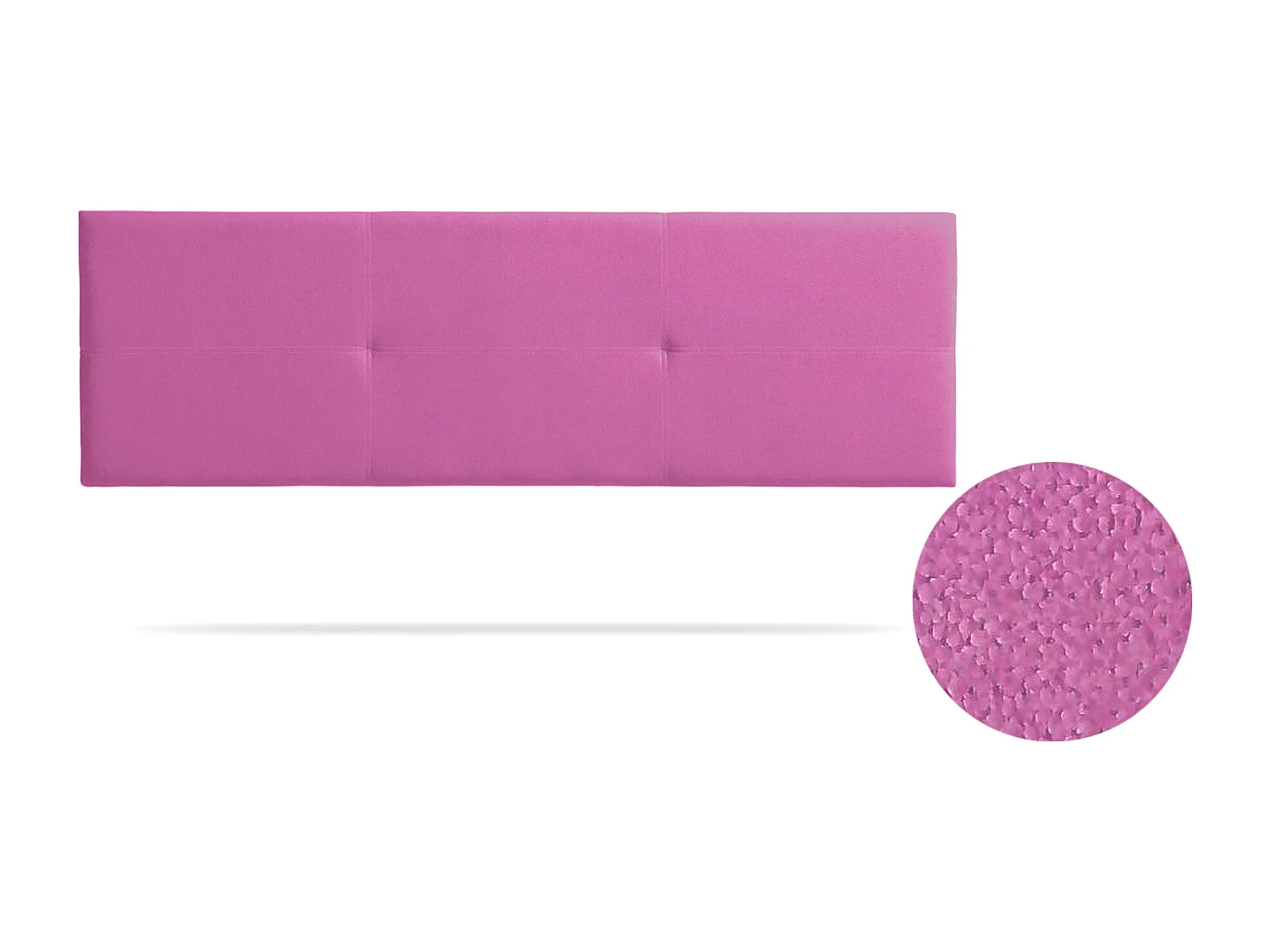 Tête de Lit Tapisée ALMA Aqualine 170x50x5 cm - Fuchsia - Moonia