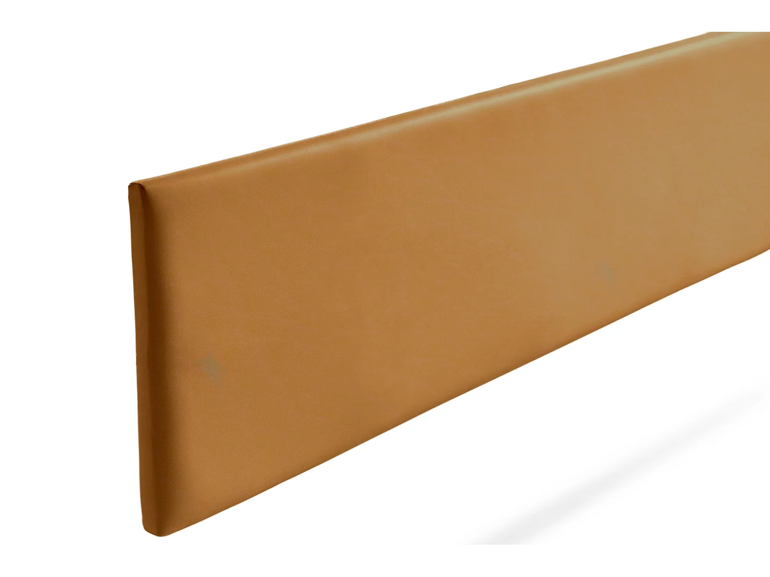 Tête de Lit Tapisée NOVA Simili cuir 100x50x5 cm - Marron Clair - Moonia