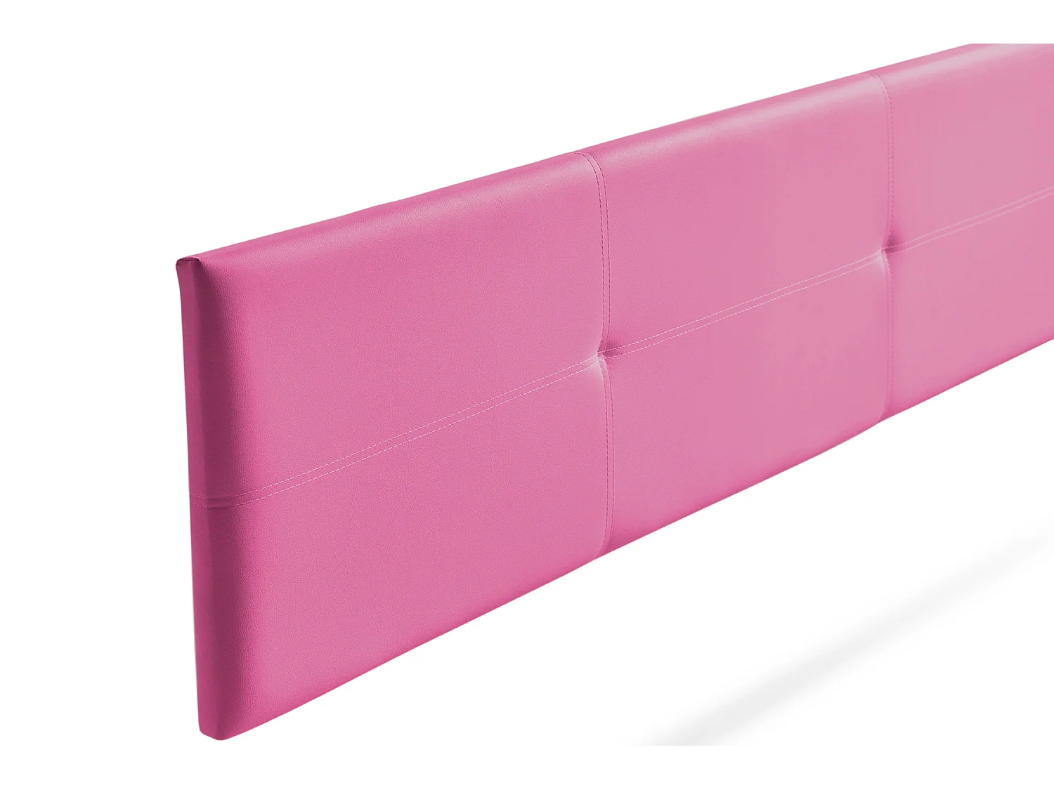 Tête de Lit Tapisée ALMA Simili cuir 90x50x5 cm - Rose - Moonia