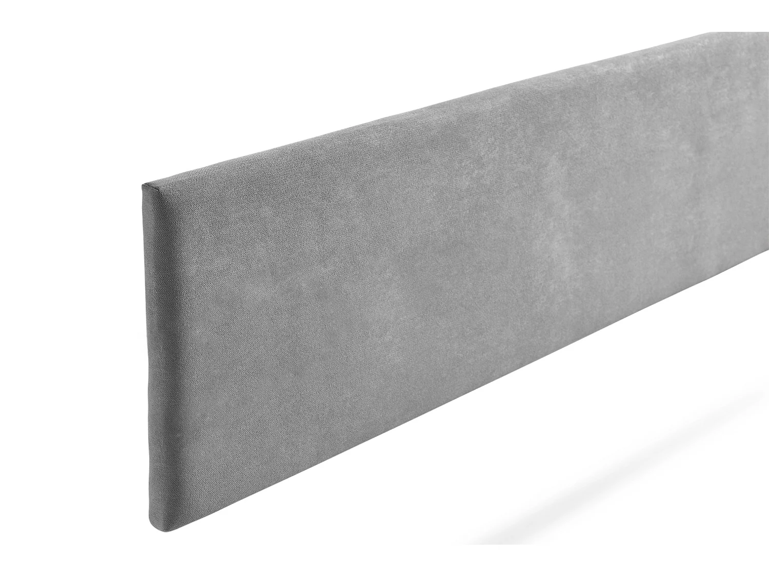 Tête de Lit Tapisée NOVA Aqualine 145x50x5 cm - Gris Clair - Moonia