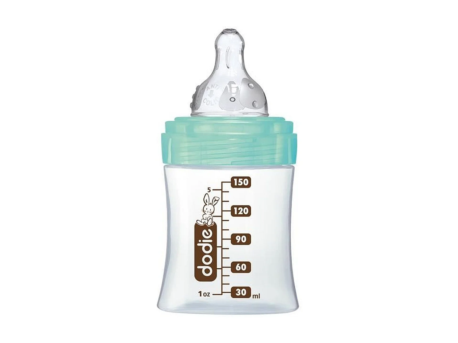 Biberon Initiation+ verre 150 ml- Vert oiseaux