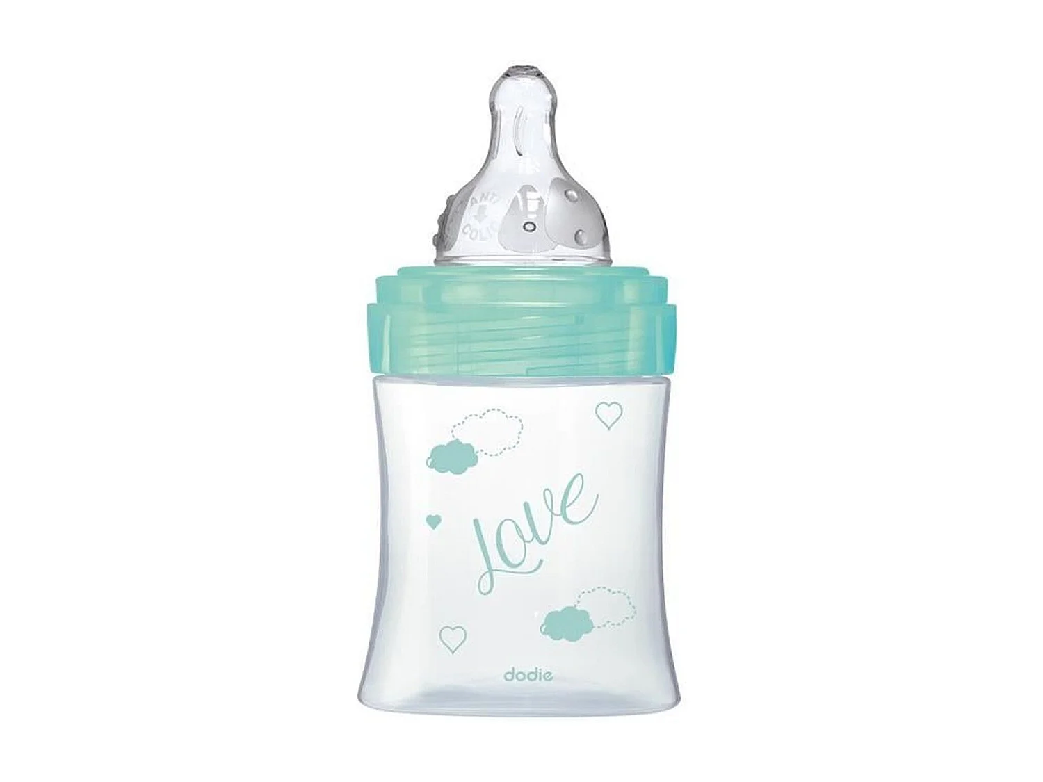 Biberon Initiation+ verre 150 ml- Vert oiseaux