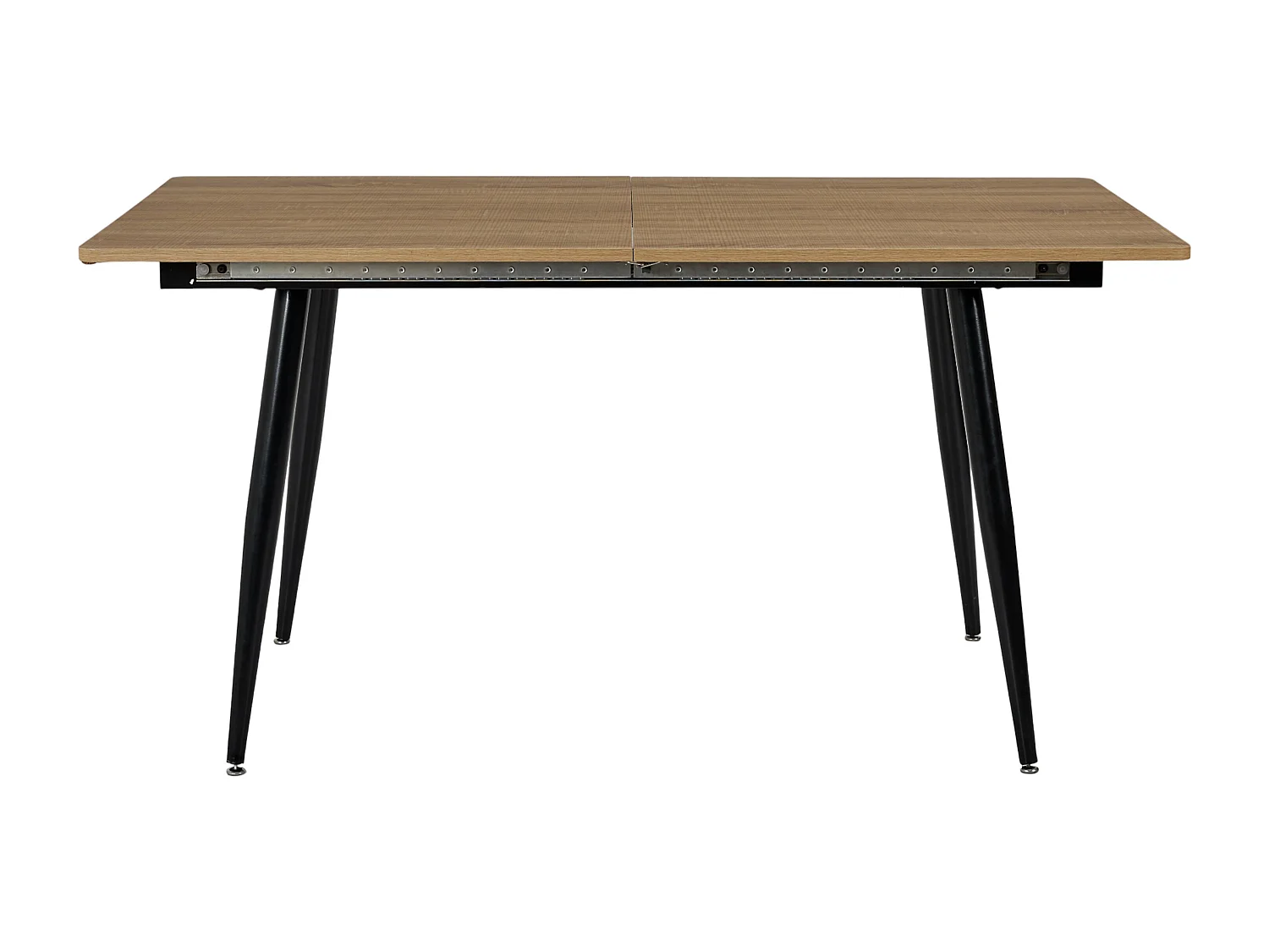 Table Extensible 150 200cm Marron, Noir