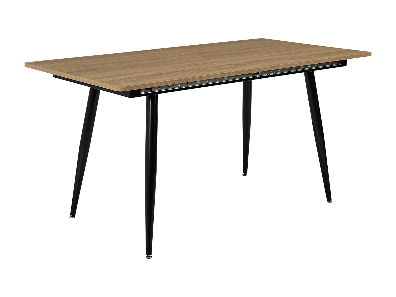 Table Extensible 150 200cm Marron, Noir