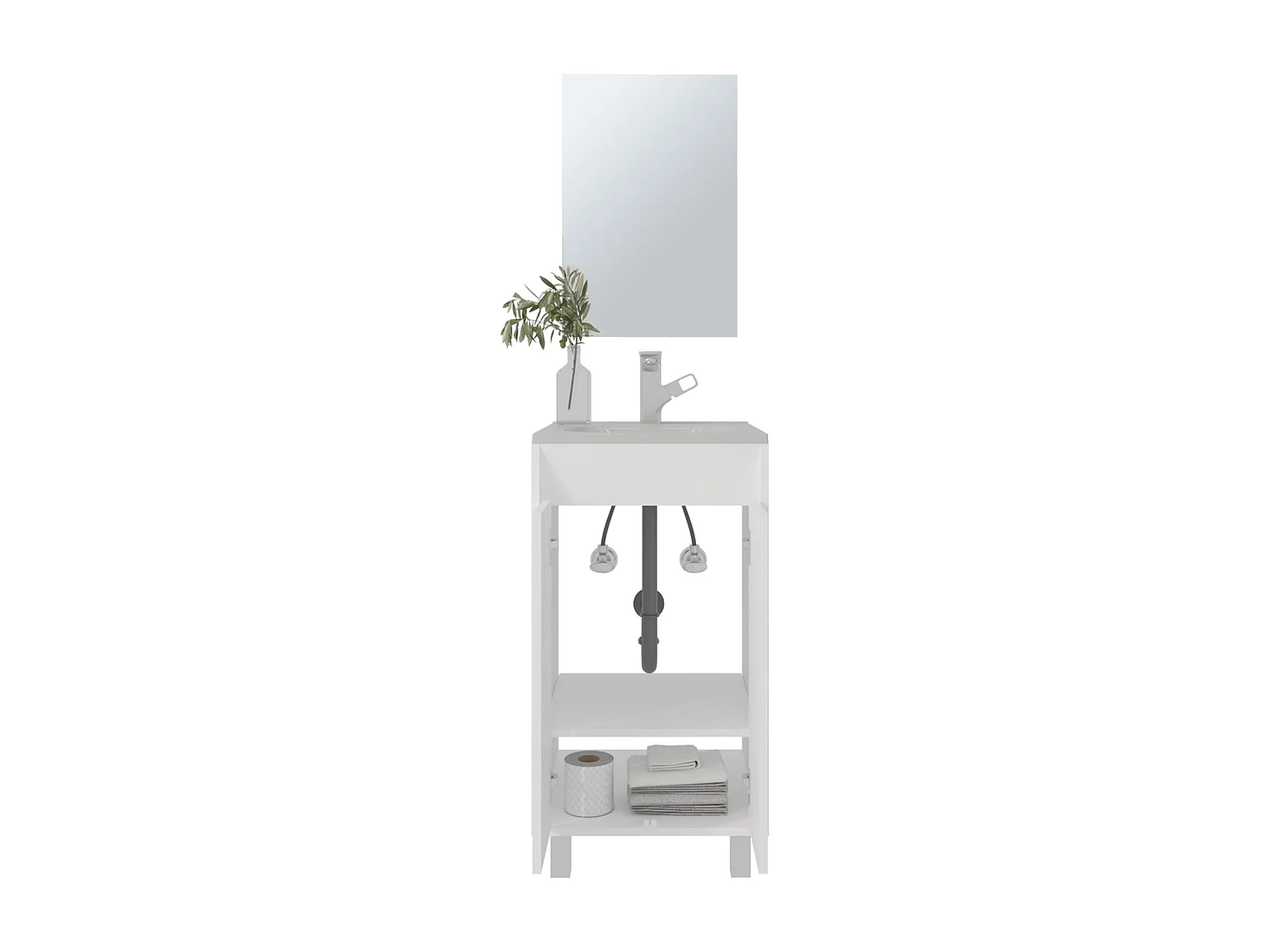 Colonna bagno Brady Cm da 45 cm, bianco