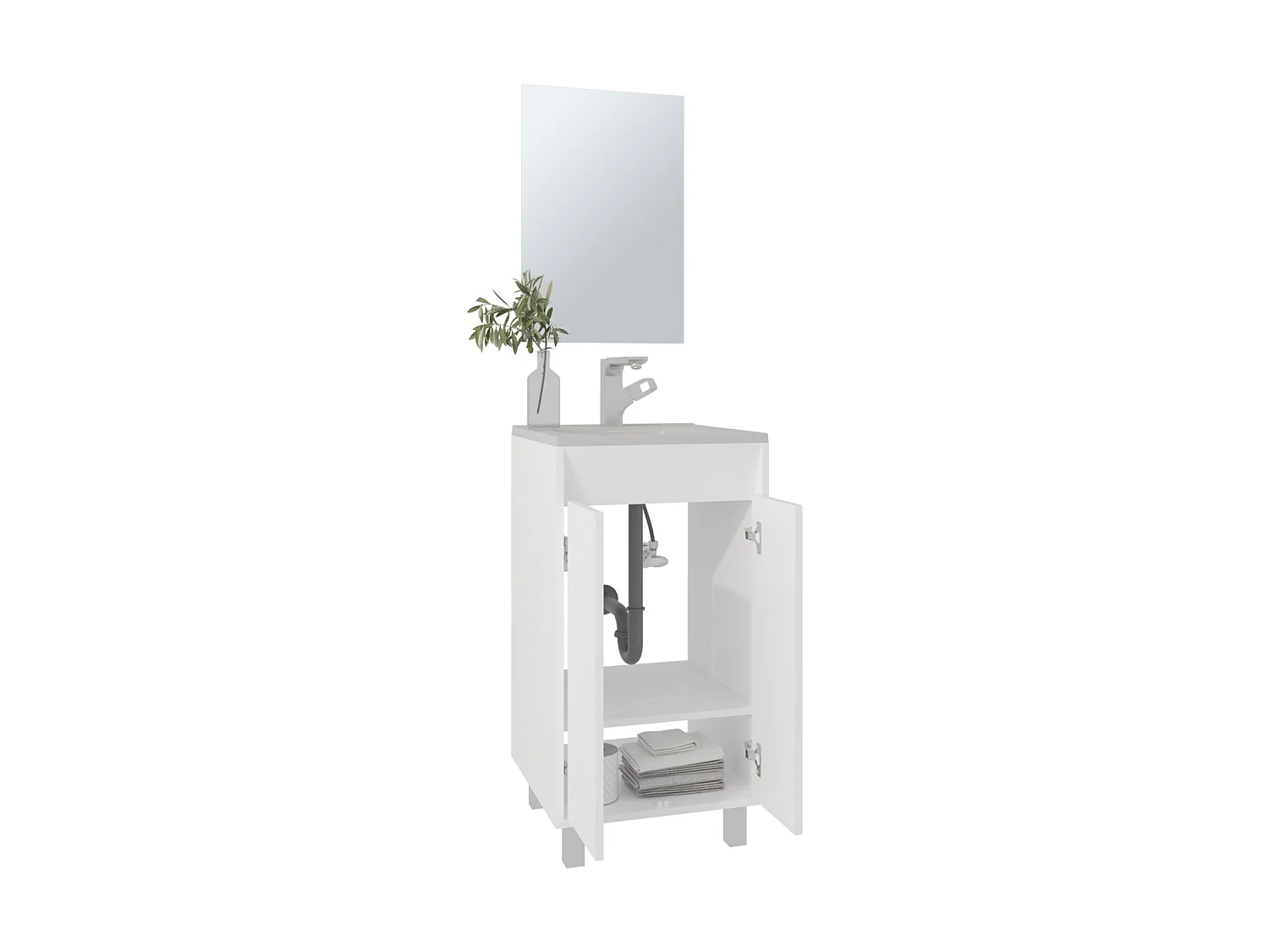 Colonna bagno Brady Cm da 45 cm, bianco