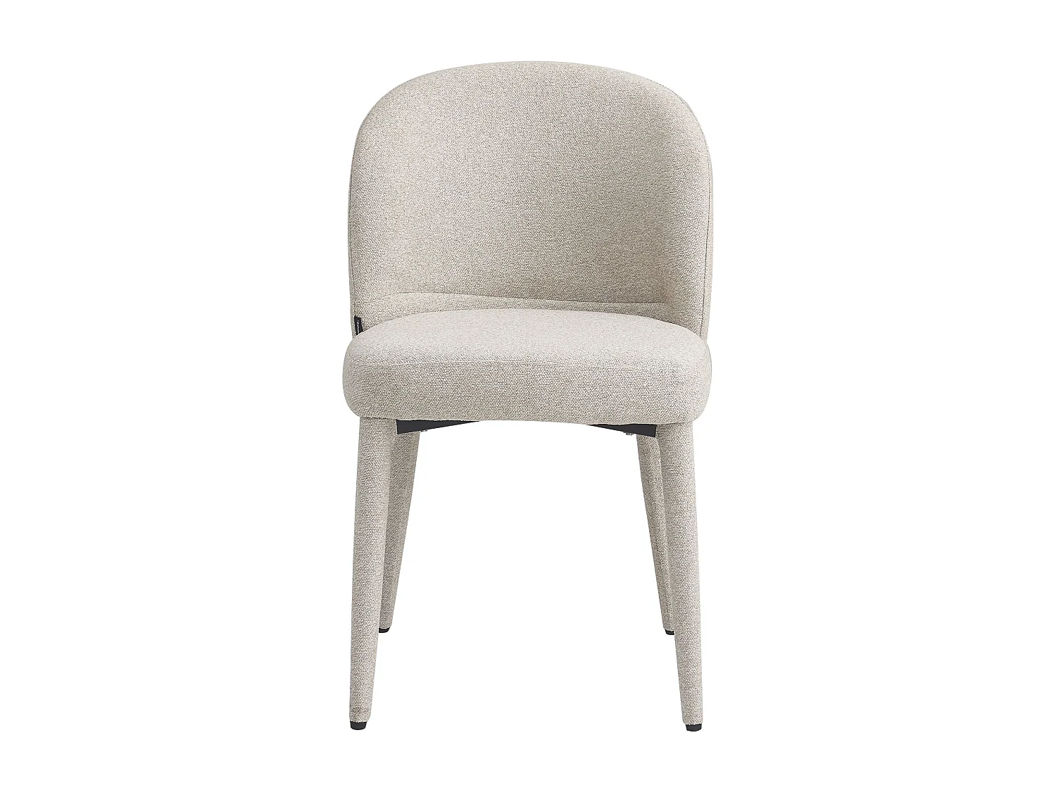 Esszimmerstuhl mit Bouclé-Bezug – Beige – COASES