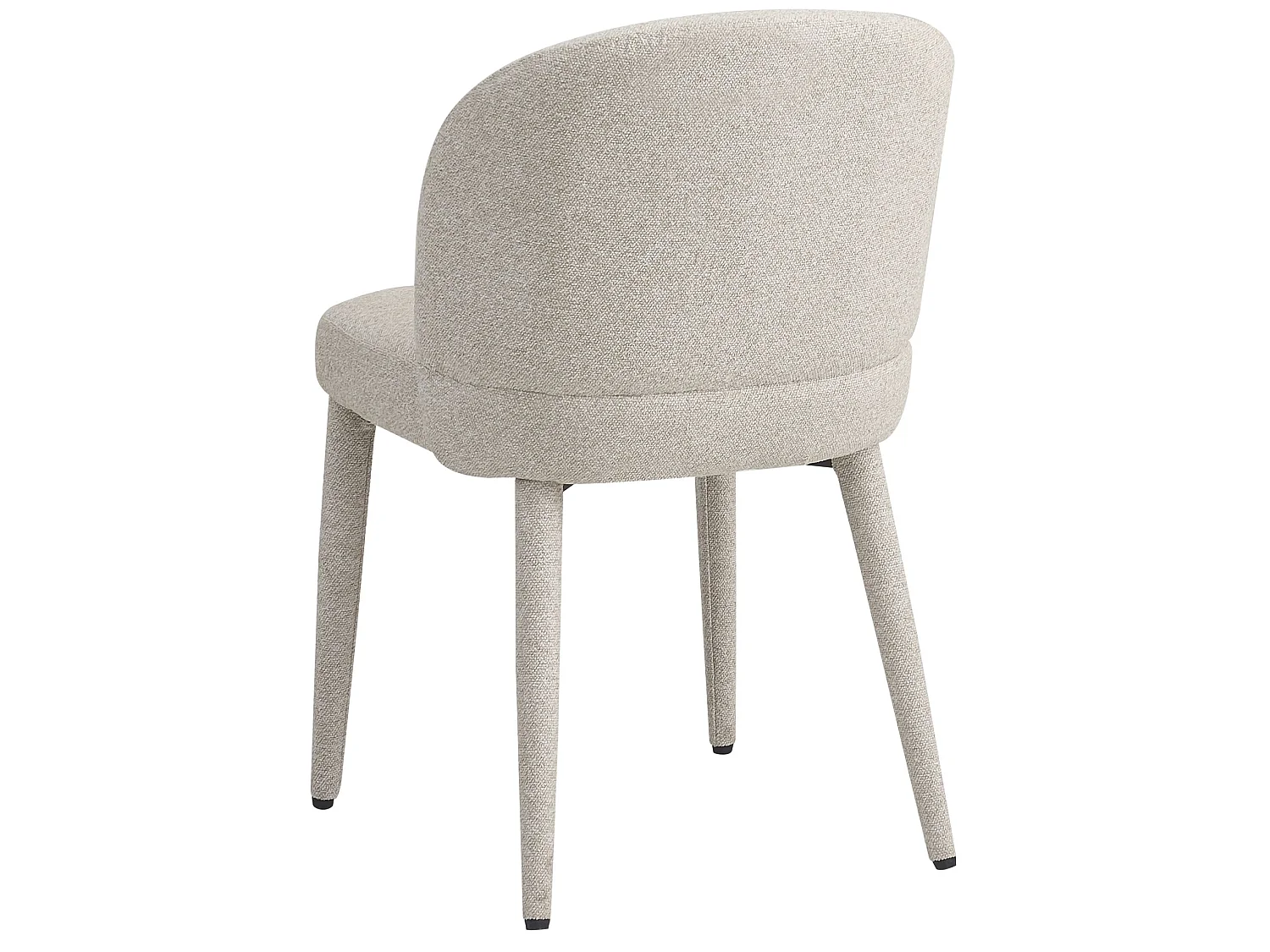 Chaise de salle à manger en tissu bouclé – Beige – COASES