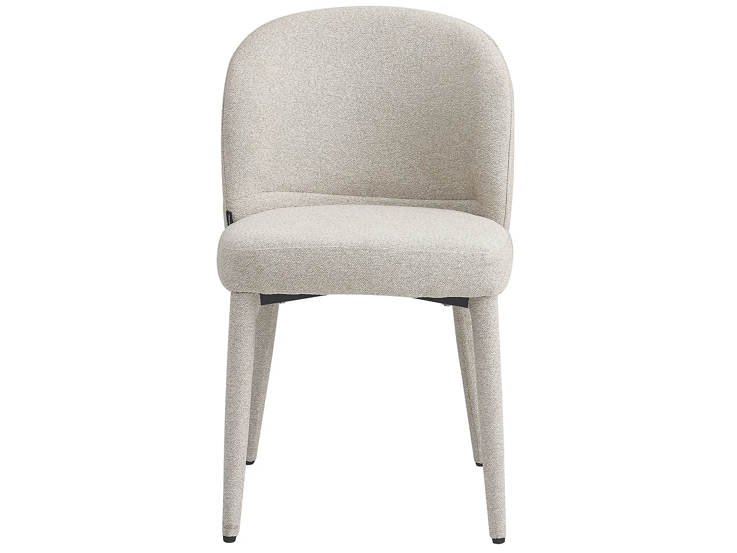Chaise de salle à manger en tissu bouclé – Beige – COASES