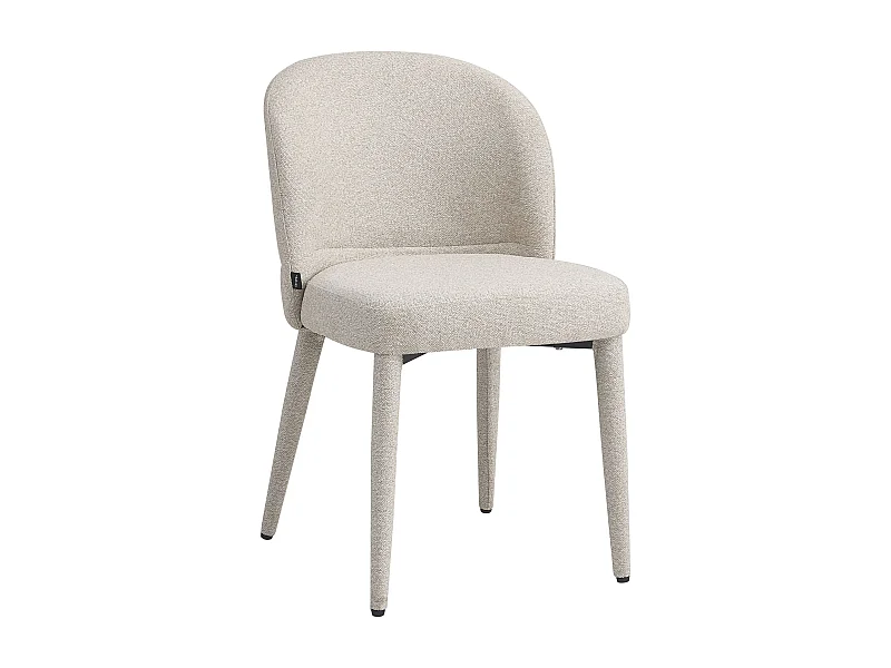 Esszimmerstuhl mit Bouclé-Bezug – Beige – COASES