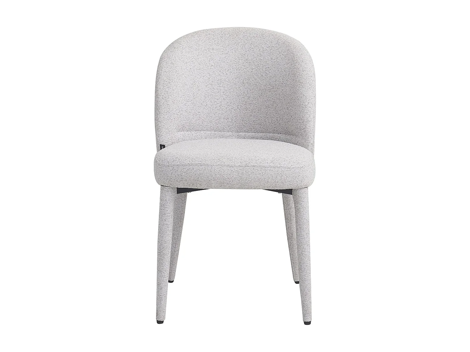 Esszimmerstuhl mit Bouclé-Bezug – Hellgrau – COASES