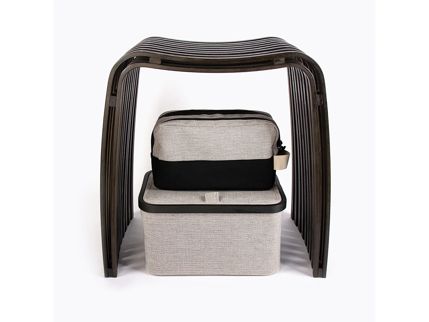 Trousse de toilette gris chiné - Vogue - BATHBAZAAR