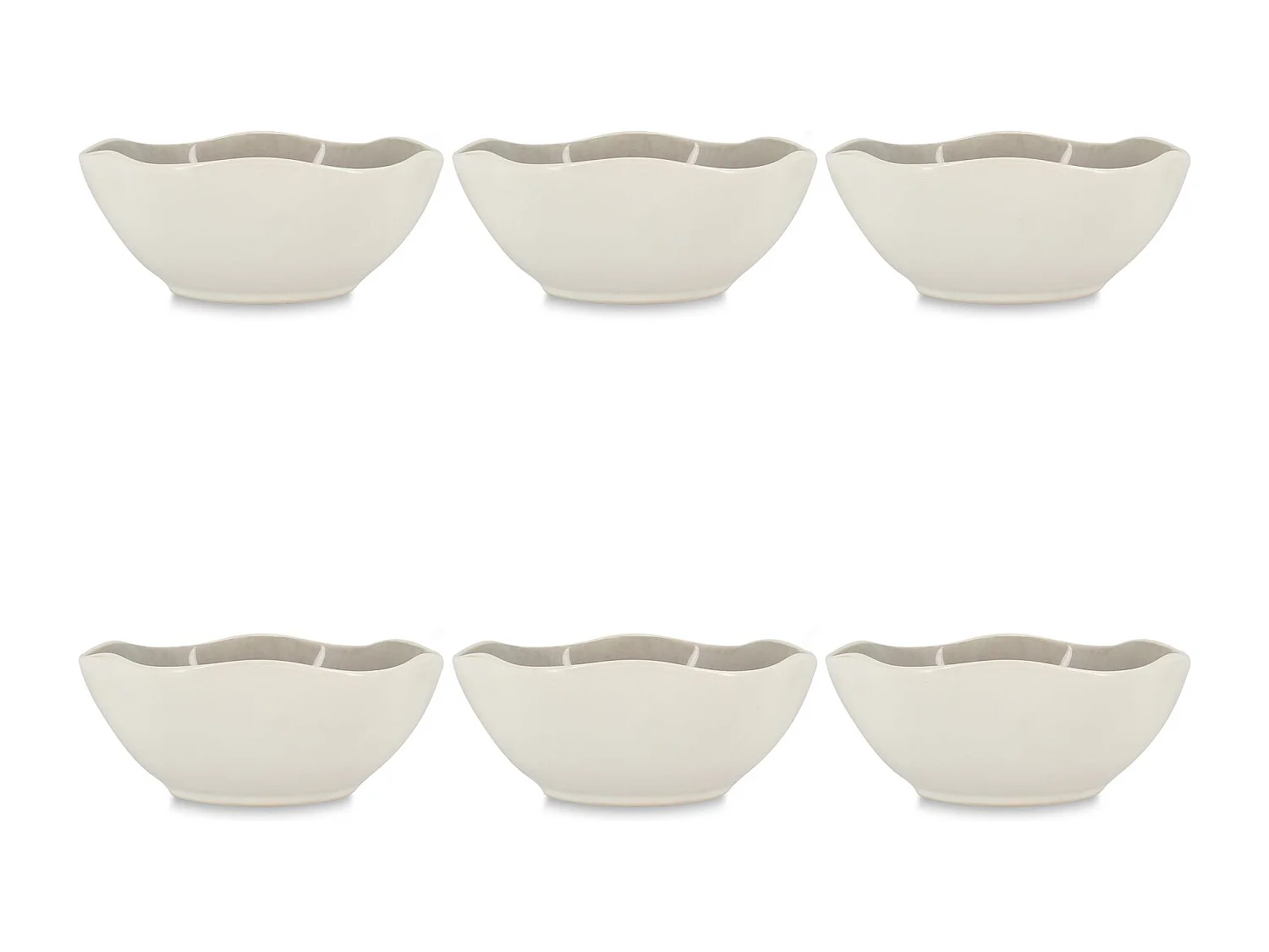 Ogo Living - Lot 6 Coupelles Nova D12cm 22cl En Grès Parme