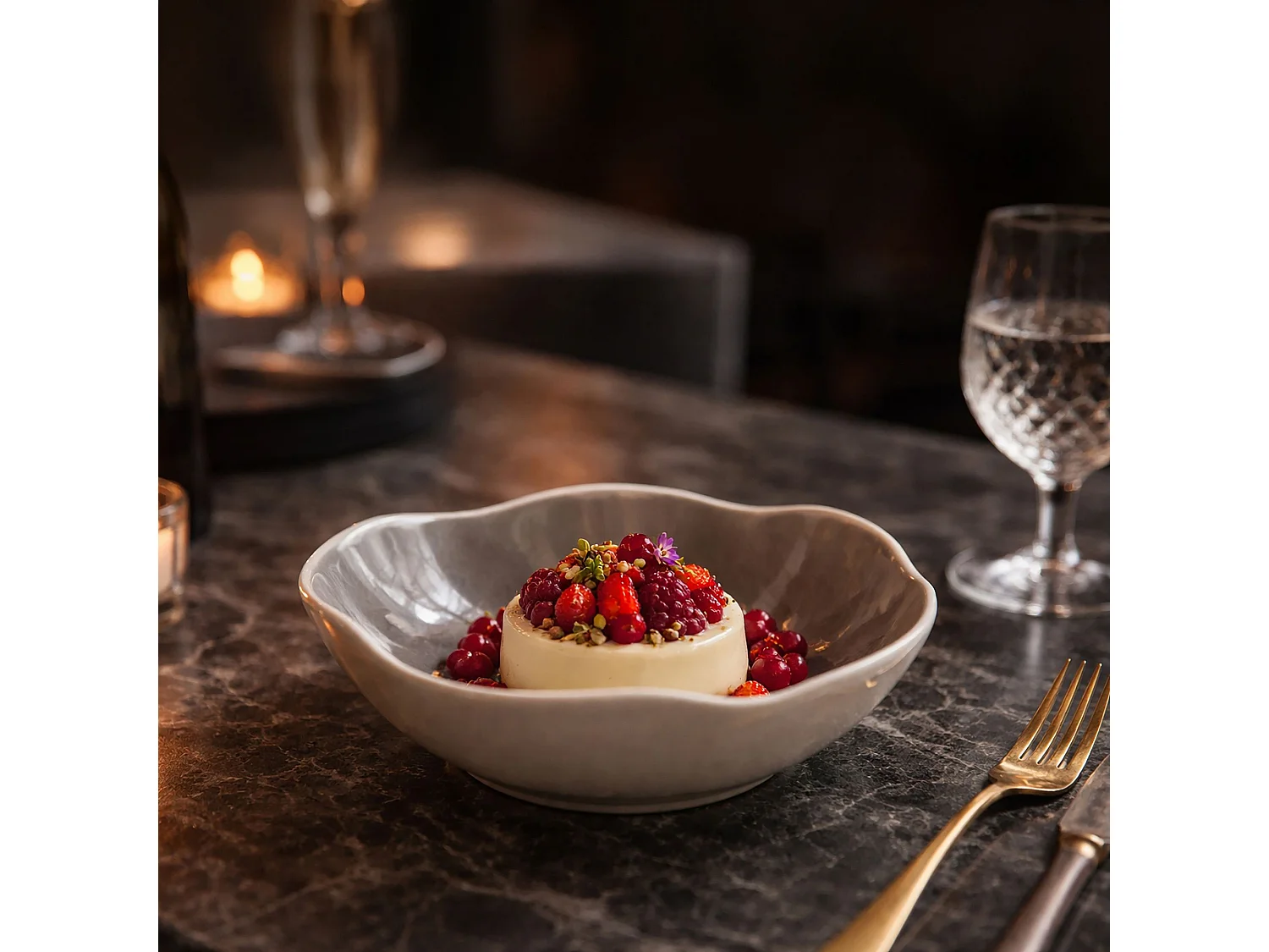 Ogo Living - Lot 6 Coupelles Nova D12cm 22cl En Grès Parme