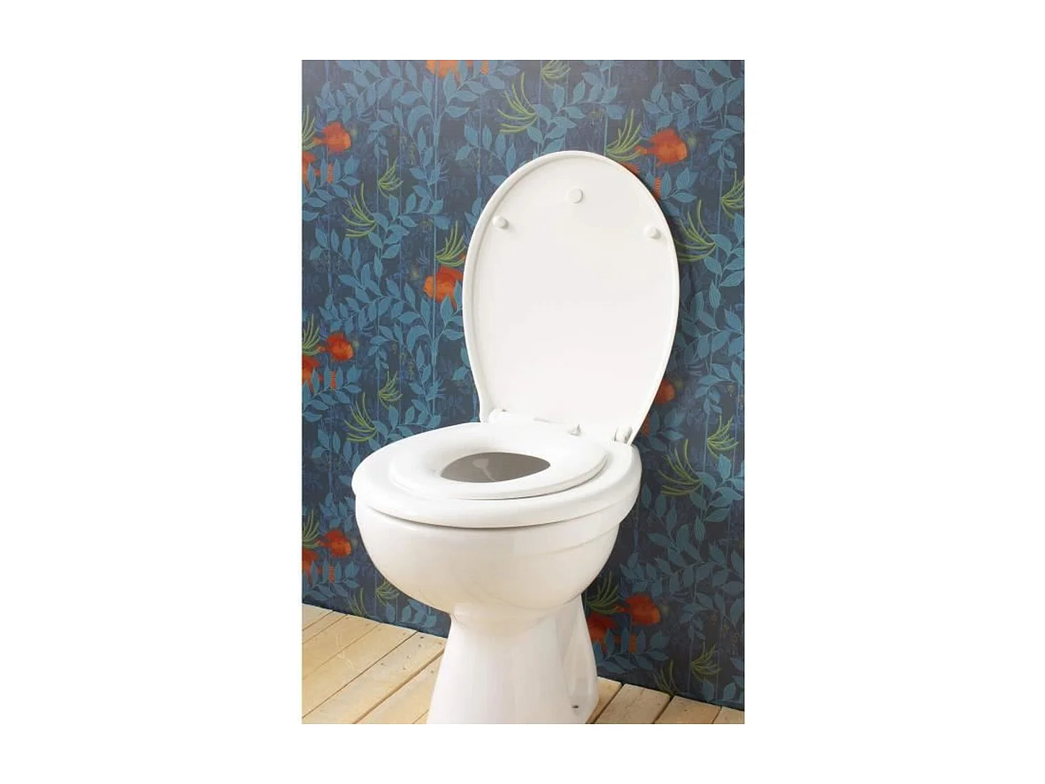Abattant pour wc plastique bambino blanc - GELCO
