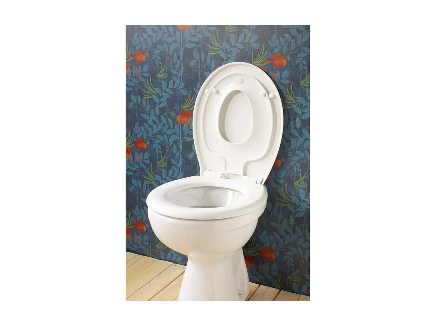 Abattant pour wc plastique bambino blanc - GELCO