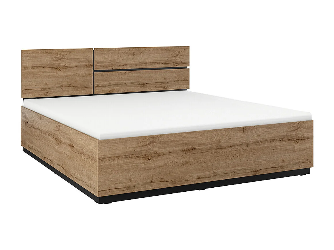 Letto con contenitore con base Lilia marrone 160x200