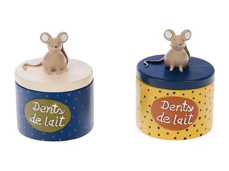 Caixa dentes de leite pack 2 azul Liam7x5x5 cm