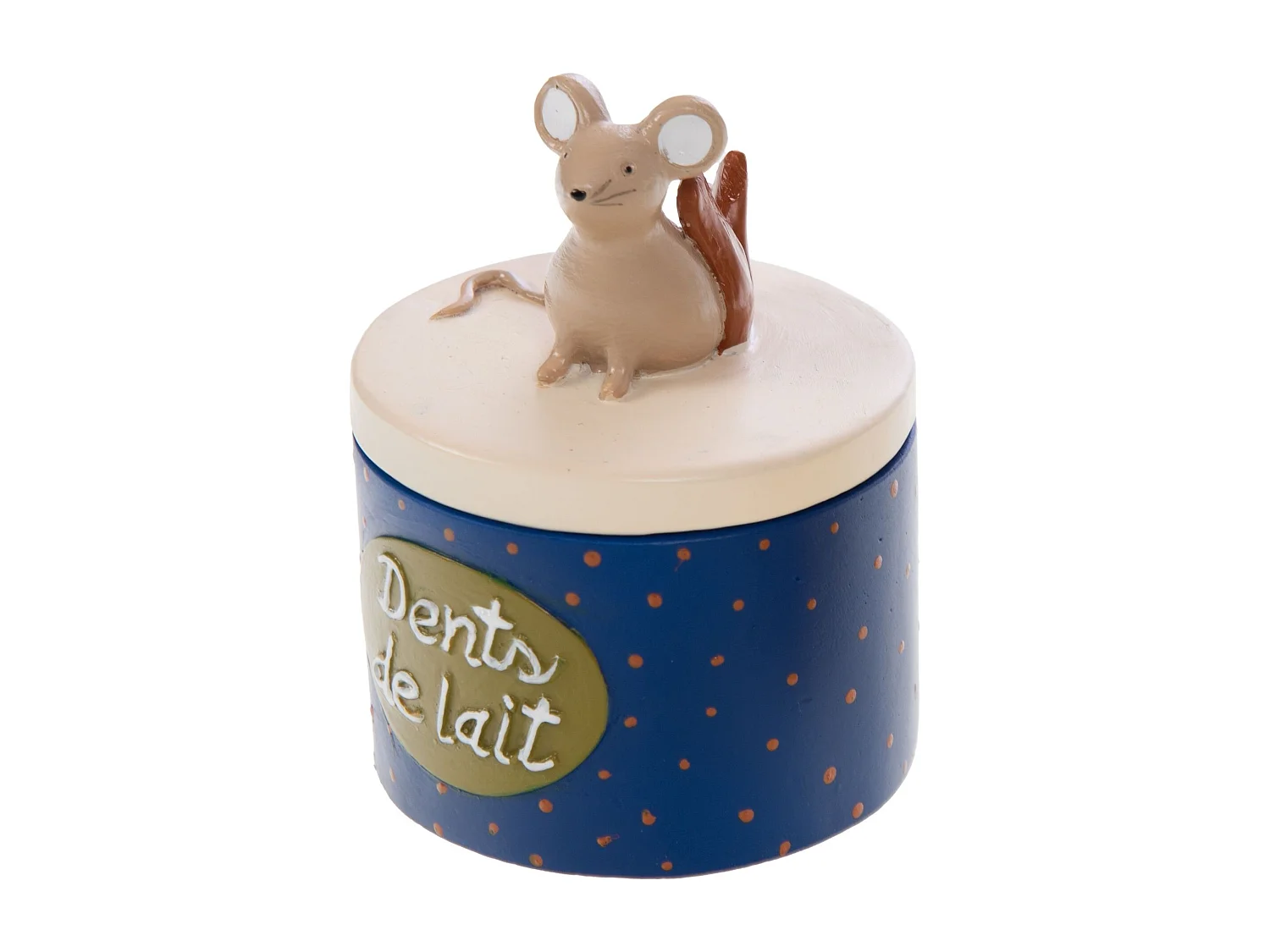 Boîte à dents de lait pack 2 bleu 7x5x5 cm