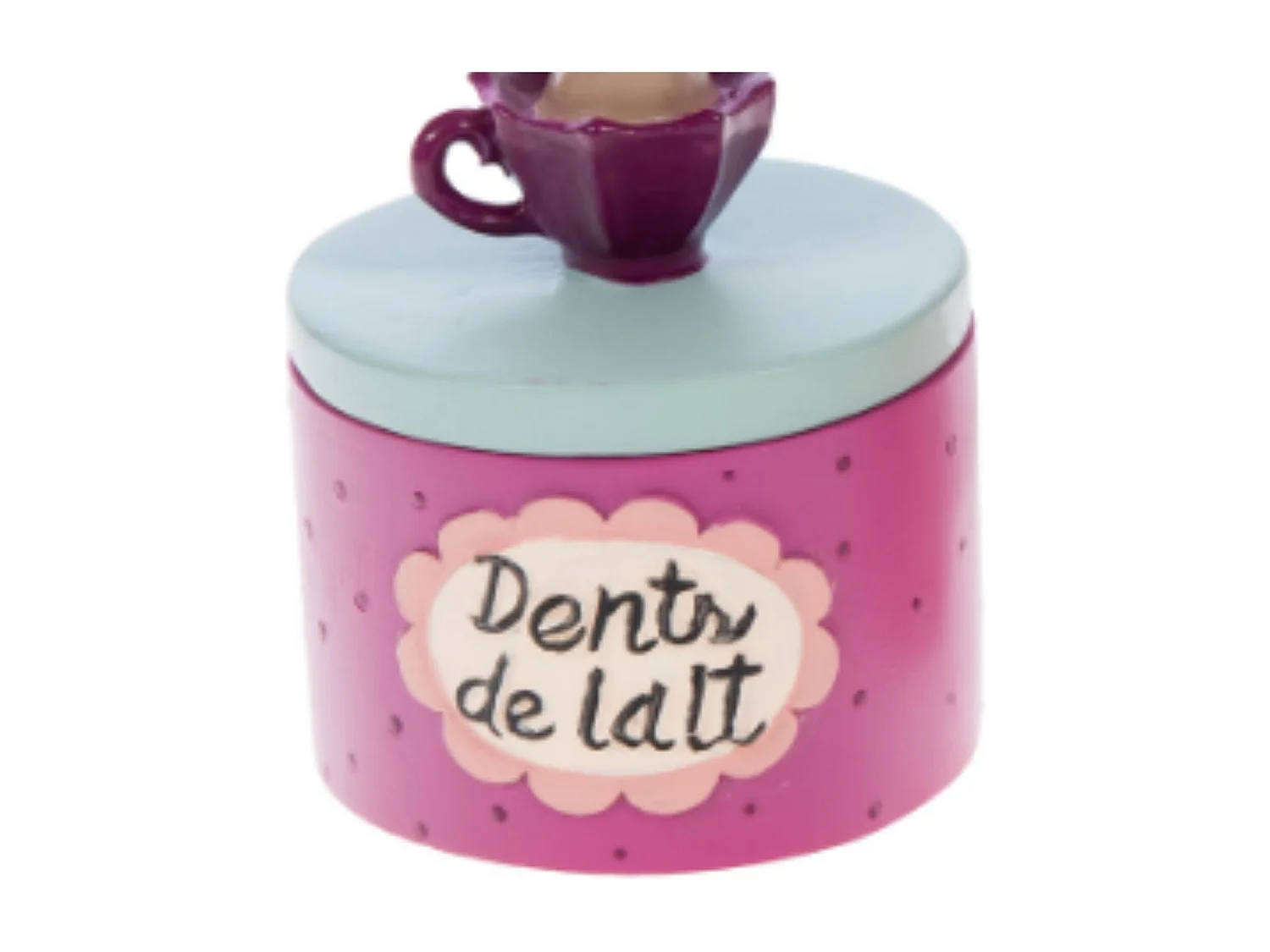 Boîte à dents de lait pack 3 rose 7x5x5 cm