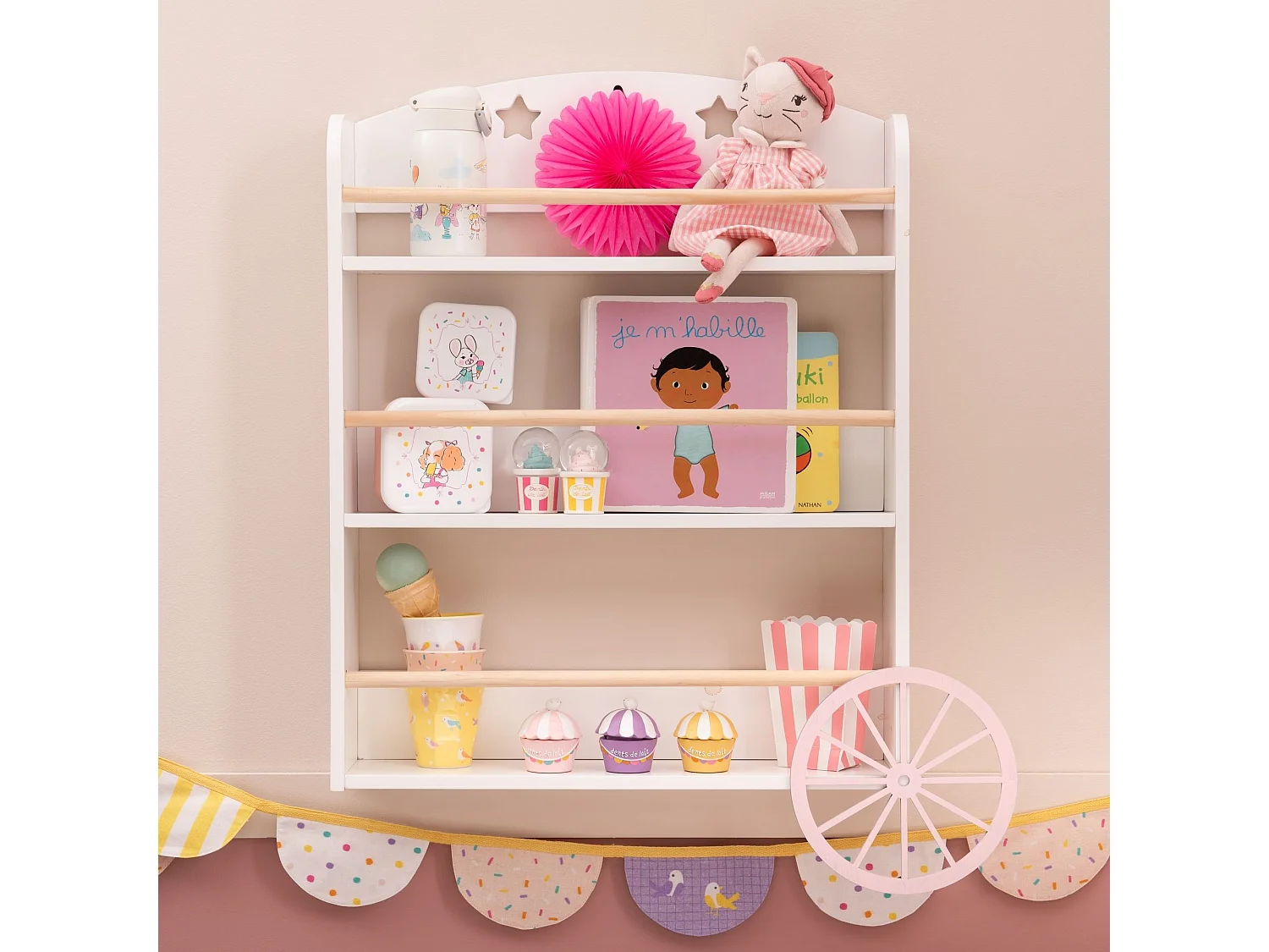 Boîte dents de lait pack 3 multicolore 6x7x6 cm