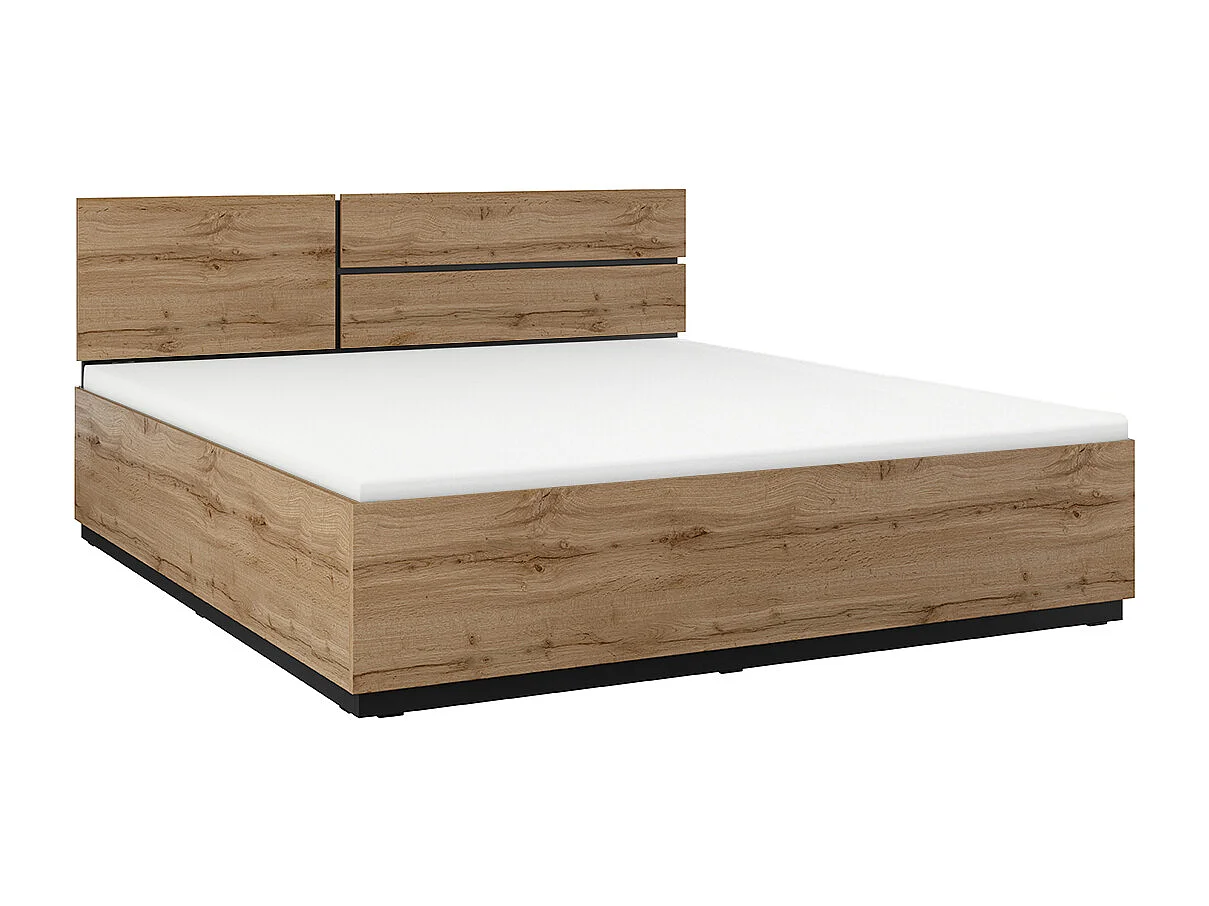 Letto con contenitore con base Lilia marrone 180x200