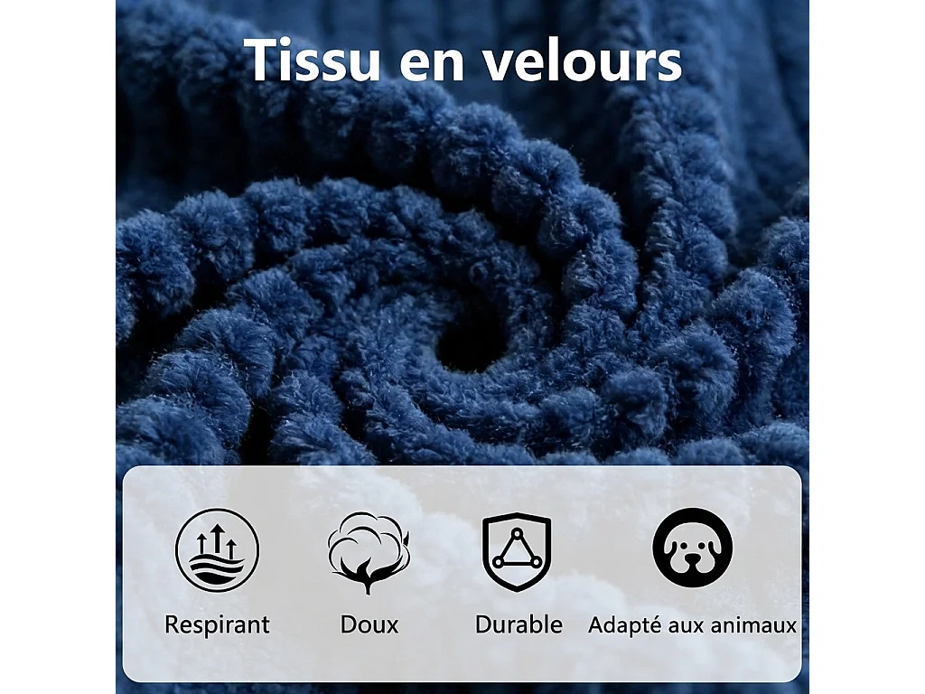 Fauteuil bleu de style médiéval en bois avec espace de rangement, convenant aux chambres et aux vérandas