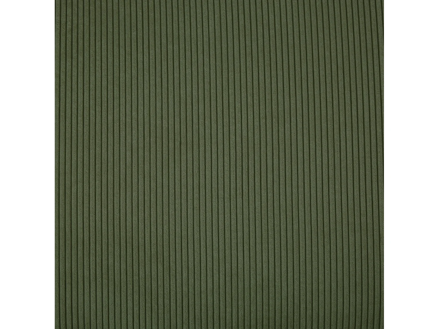 Canapé d'angle gauche avec têtières relevables Palerme velours côtelé vert