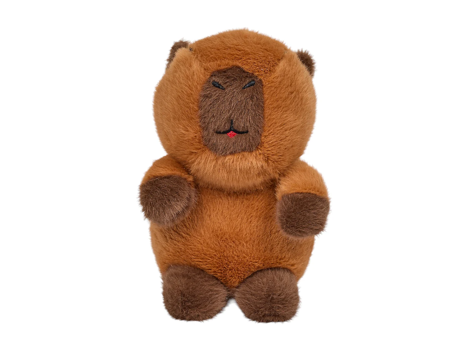 Peluche Parlant Animee Capybara Marron