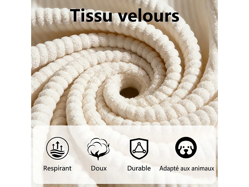 Fauteuil blanc de style médiéval en bois avec espace de rangement, convenant aux chambres et aux vérandas