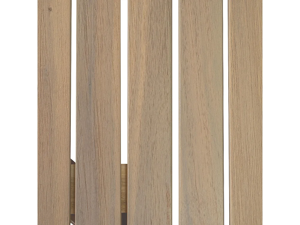 Boro - Table à manger de jardin 6 personnes ronde en bois d'acacia ø 150 cm - Bois clair