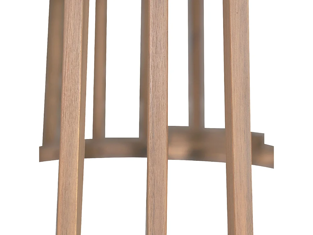 Boro - Table à manger de jardin 6 personnes ronde en bois d'acacia ø 150 cm - Bois clair