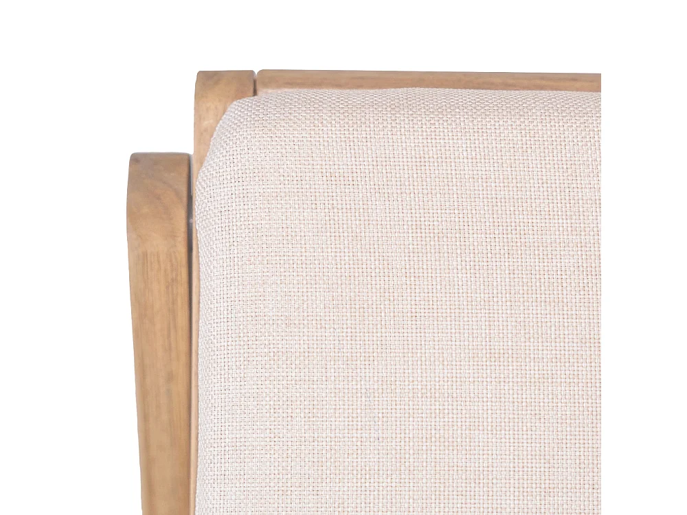 Lina - Lot de 2 chaises pliantes de jardin en bois - Bois clair