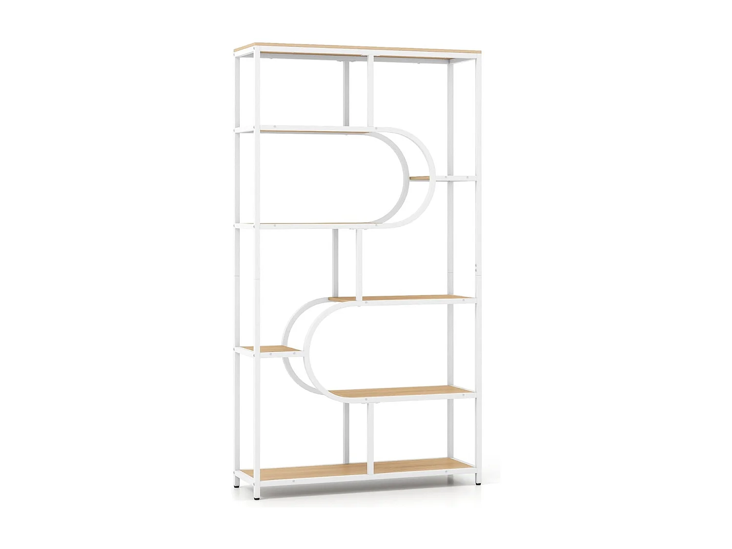 5-poziomowy regał z otwartymi półkami Regał na książki