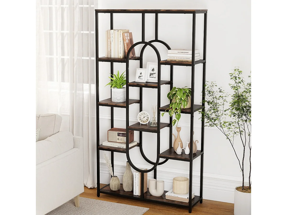 Geometryczny regał Regał na książki 30 x 95 x 175 cm