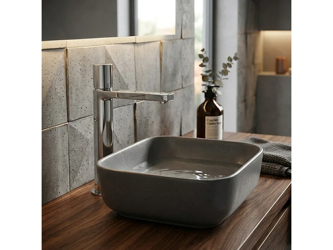 Exil hoge wastafelmengkraan chroom - Essebagno
