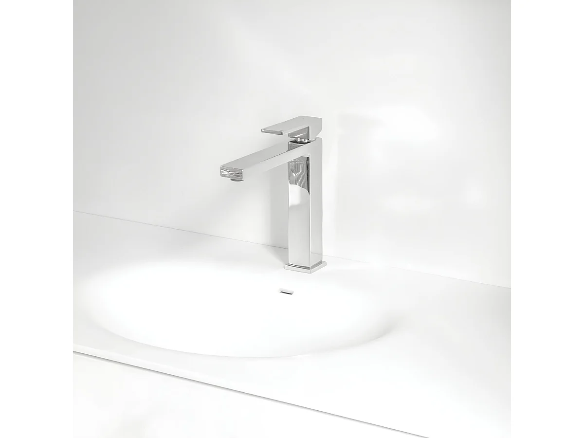 Fangolo mitigeur lavabo haut chromé - Essebagno