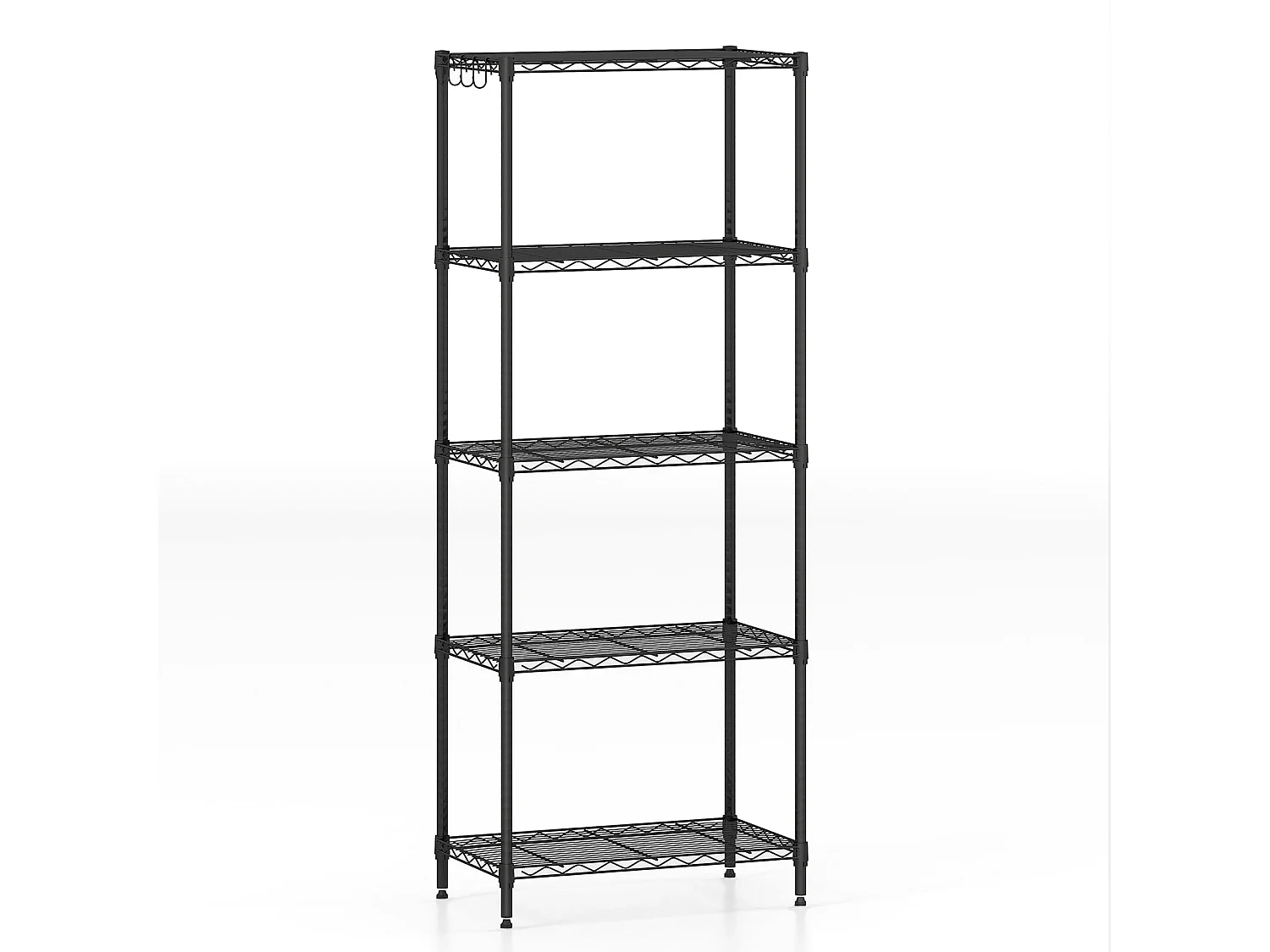 Metalowy 5-poziomowy regał Regał do pracowni