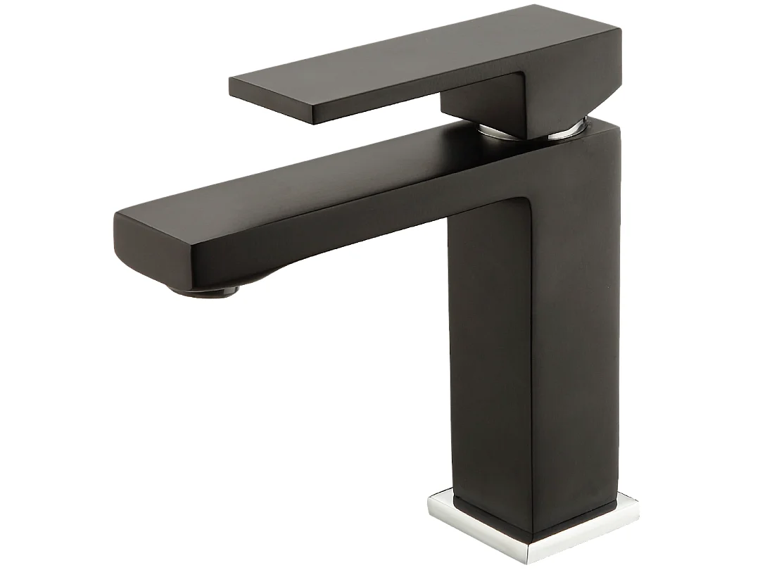 Fangolo mitigeur lavabo bas noir - Essebagno