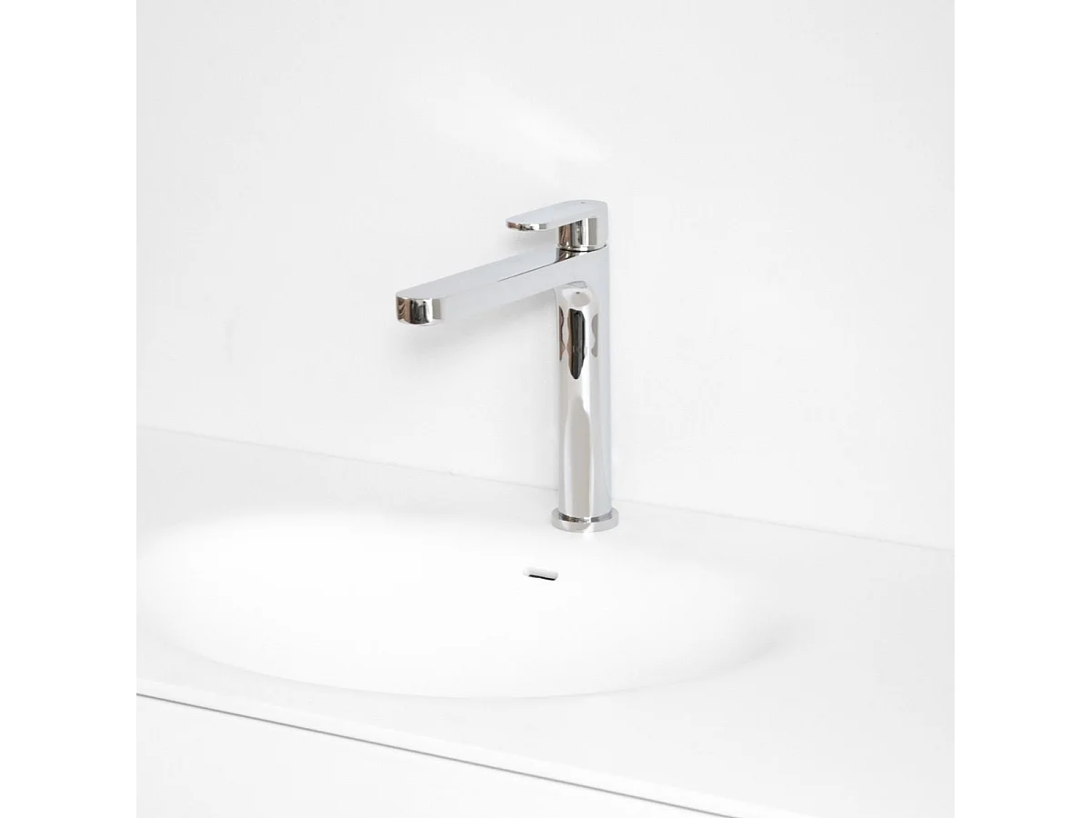 Cortes mitigeur lavabo médian chromé - Essebagno